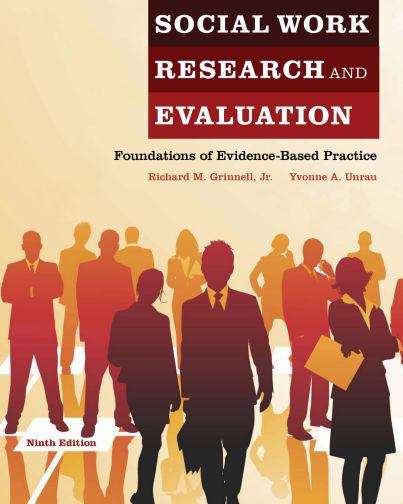 Book cover of Social Work Research and Evaluation (9th Edition)