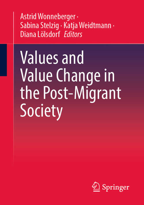 Book cover of Values and value change in the post-migrant society (2024)