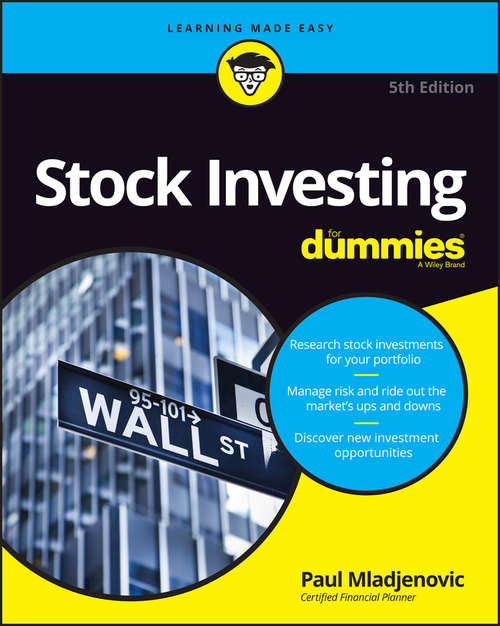 Book cover of Stock Investing For Dummies