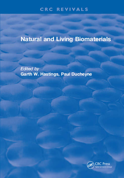 Book cover of Natural and Living Biomaterials