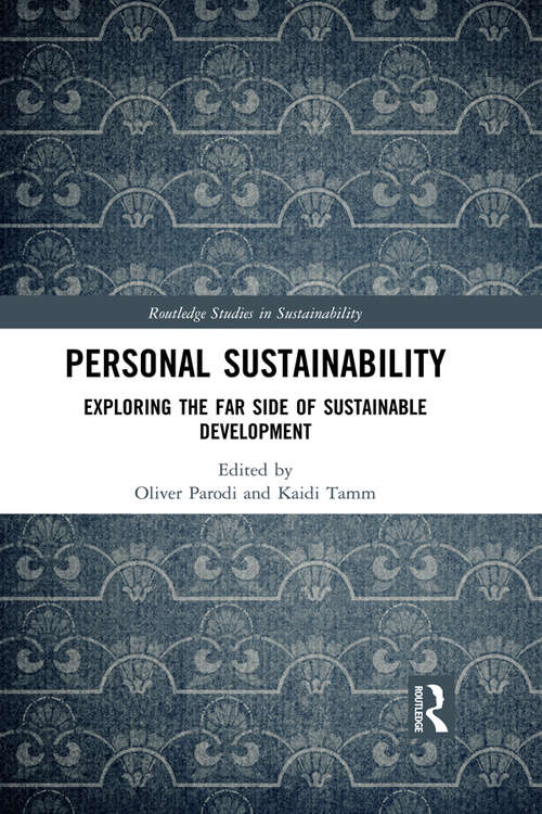 Book cover of Personal Sustainability: Exploring the Far Side of Sustainable Development (Routledge Studies in Sustainability)