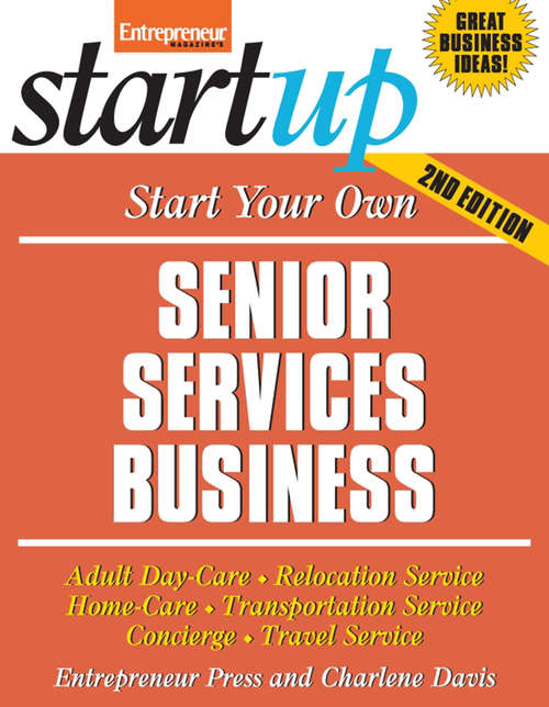 Book cover of Start Your Own Senior Services Business