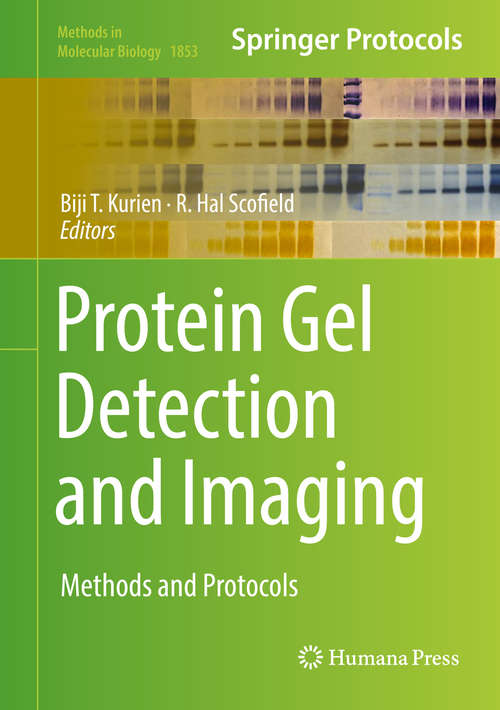 Book cover of Protein Gel Detection and Imaging: Methods and Protocols (Methods in Molecular Biology #1853)