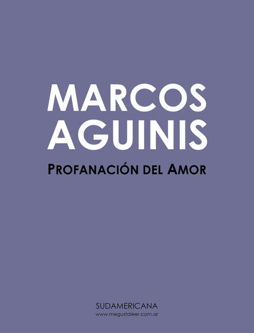 Book cover of Profanación del amor