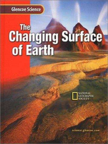 Book cover of Glencoe Science: The Changing Surface of Earth