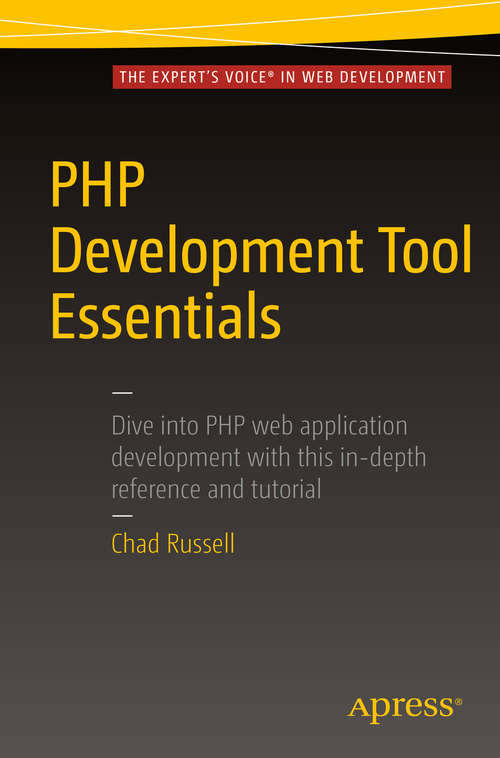 Book cover of PHP Development Tool Essentials