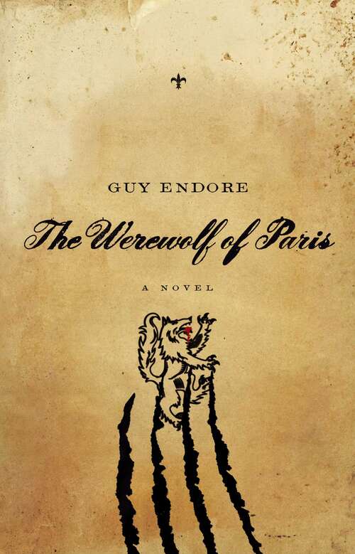 Book cover of The Werewolf of Paris