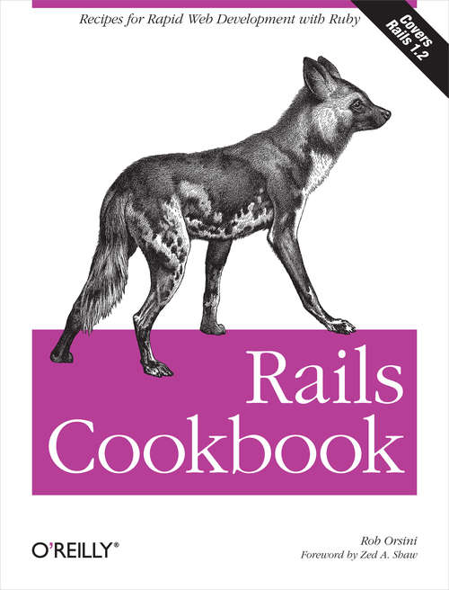 Book cover of Rails Cookbook