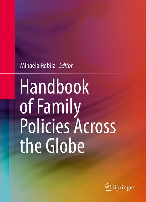 Book cover of Handbook of Family Policies Across the Globe