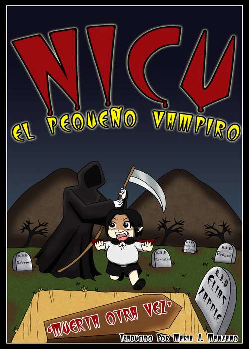 Book cover of Nicu - el pequeño vampiro: muerta otra vez