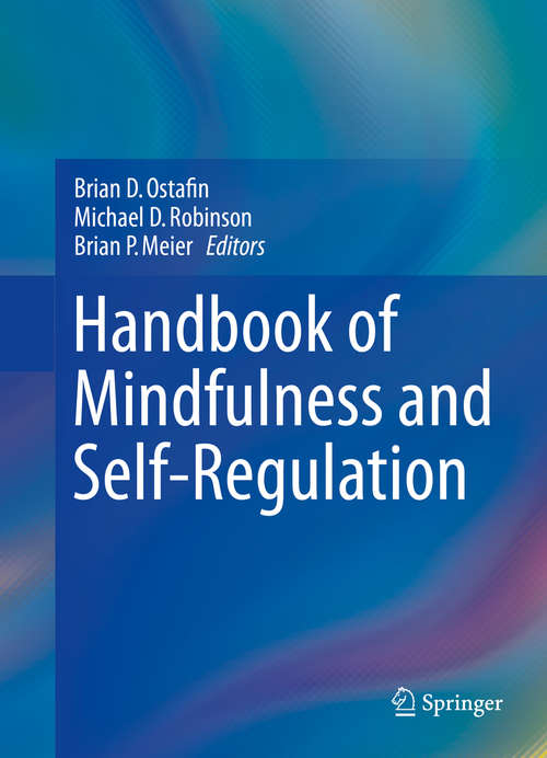 Book cover of Handbook of Mindfulness and Self-Regulation