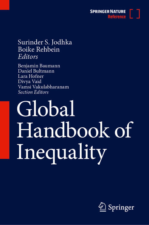 Book cover of Global Handbook of Inequality