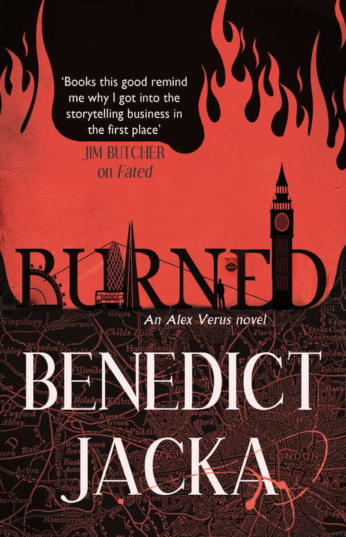 Book cover of Burned: An Alex Verus Novel from the New Master of Magical London (Alex Verus #7)