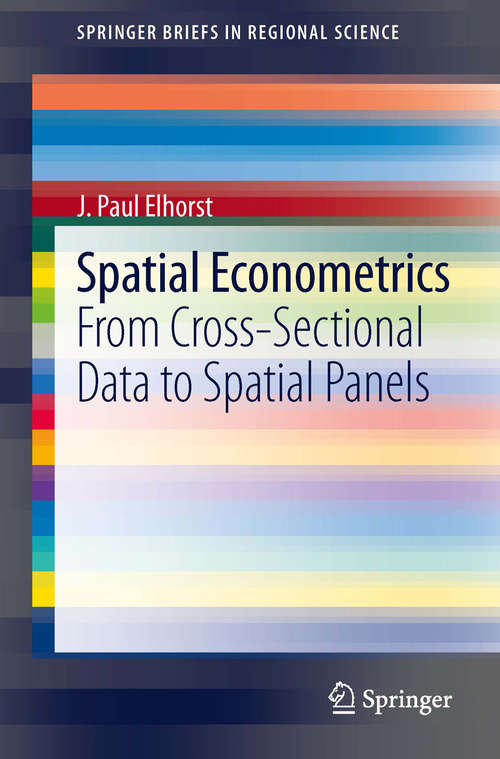 Book cover of Spatial Econometrics