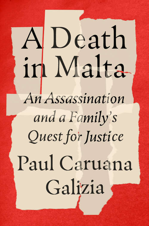 Book cover of A Death in Malta: An Assassination and a Family's Quest for Justice