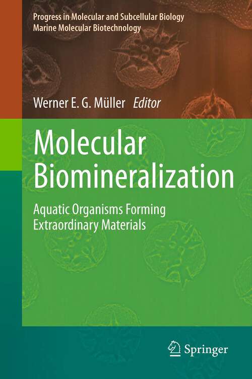 Book cover of Molecular Biomineralization