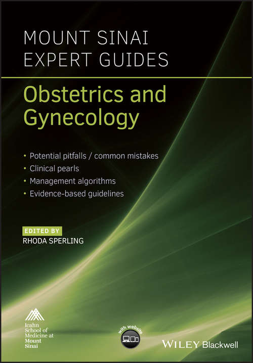 Book cover of Obstetrics and Gynecology (Mount Sinai Expert Guides)