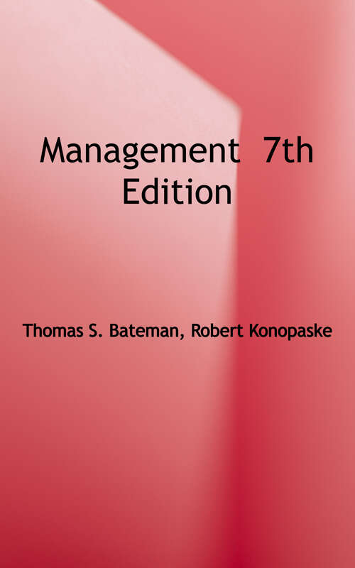 Book cover of M: Management (Seventh Edition)