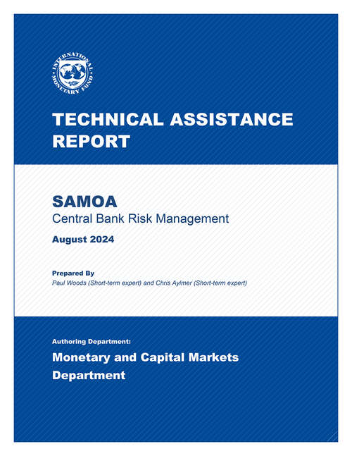 Book cover of Samoa: Technical Assistance Report-central Bank Risk Management (Technical Assistance Reports)