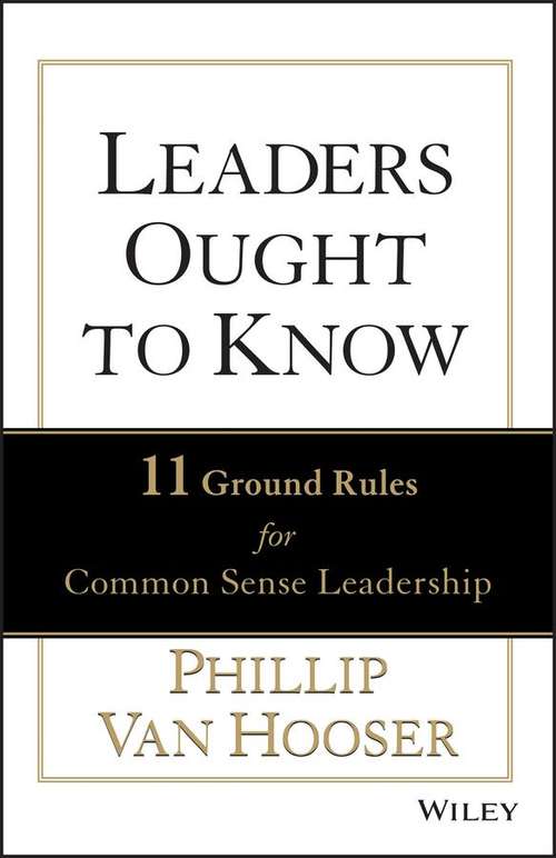 Book cover of Leaders Ought to Know