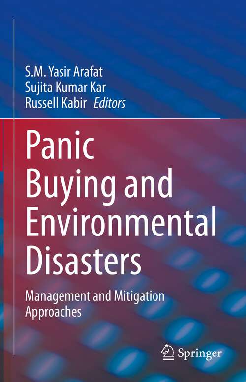 Book cover of Panic Buying and Environmental Disasters: Management and Mitigation Approaches (1st ed. 2022)