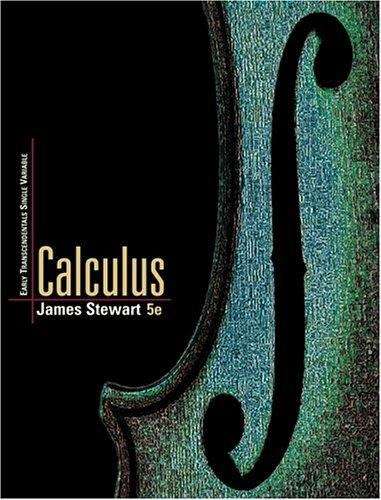 Book cover of Single Variable Calculus: Early Transcendentals (5th edition)