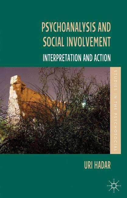 Book cover of Psychoanalysis and Social Involvement