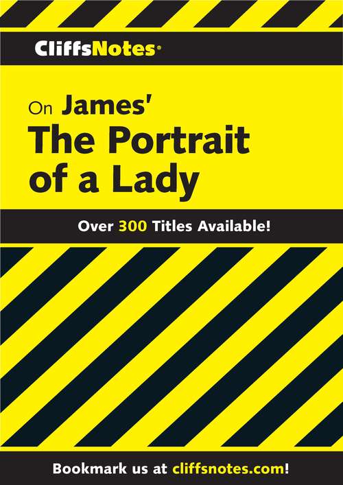 Book cover of CliffsNotes on James' Portrait of a Lady (Cliffsnotes Ser.)