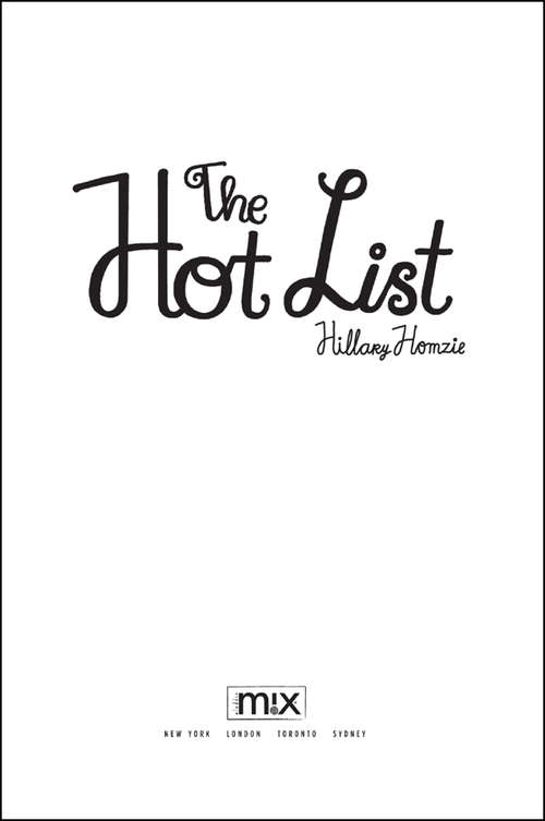 Book cover of The Hot List