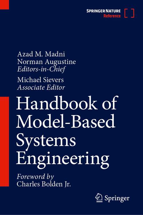 Book cover of Handbook of Model-Based Systems Engineering (1st ed. 2023)