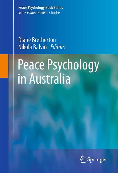 Book cover of Peace Psychology in Australia