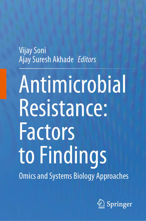 Book cover of Antimicrobial Resistance: Omics and Systems Biology Approaches (2024)