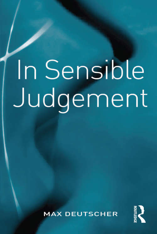 Book cover of In Sensible Judgement