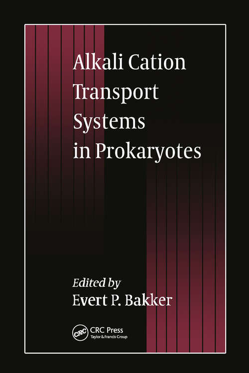 Book cover of Alkali Cation Transport Systems in Prokaryotes