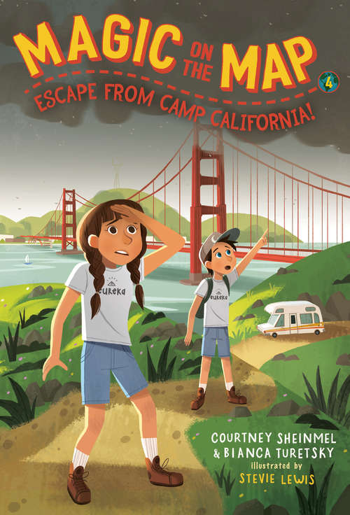 Book cover of Magic on the Map #4: Escape From Camp California (Magic on the Map #4)