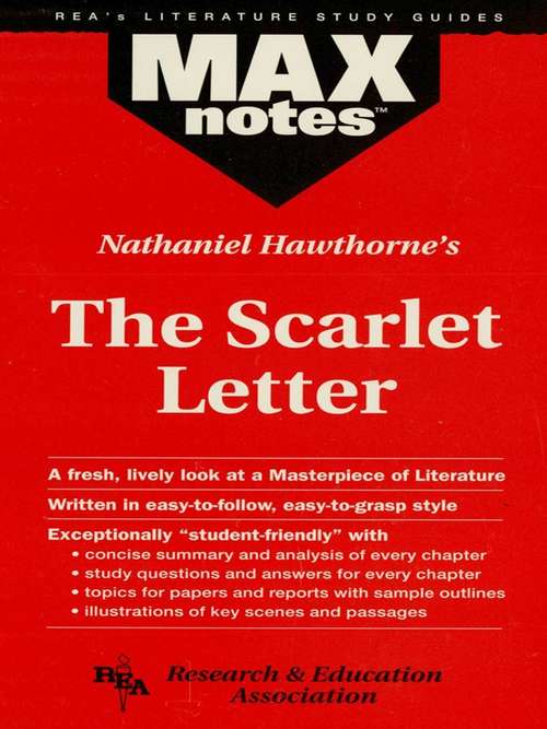 Book cover of The Scarlet Letter (MAXNotes Literature Guides)