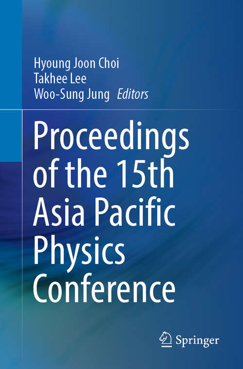 Book cover of Proceedings of the 15th Asia Pacific Physics Conference