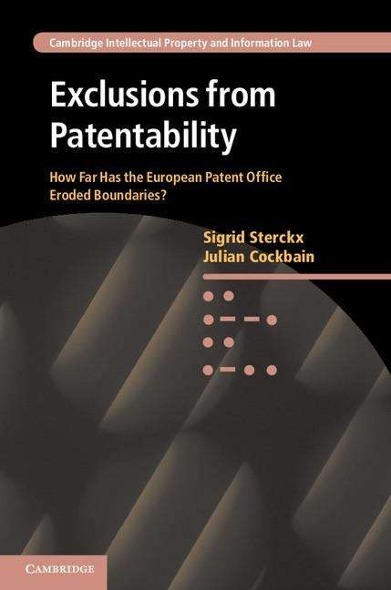 Book cover of Exclusions from Patentability