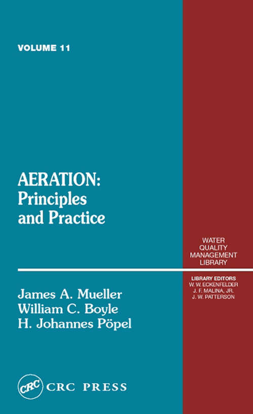 Book cover of Aeration: Principles and Practice, Volume 11 (1)