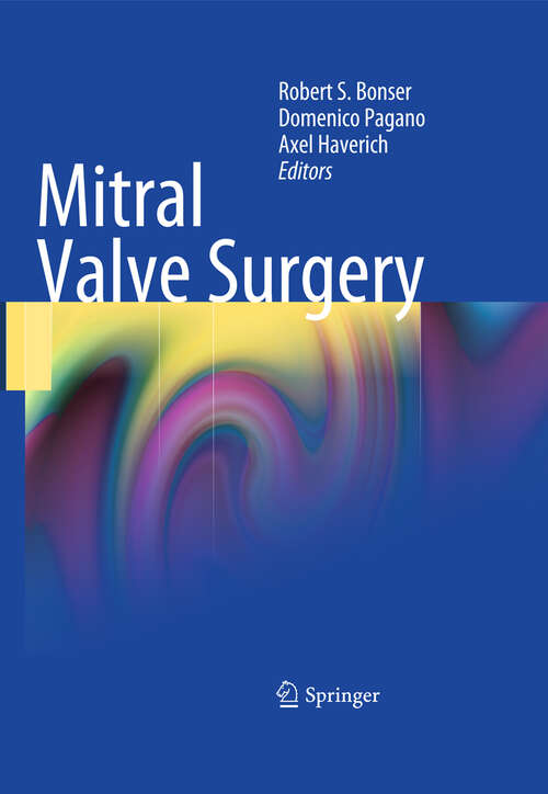 Book cover of Mitral Valve Surgery