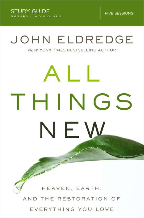 Book cover of All Things New Study Guide: A Revolutionary Look at Heaven and the Coming Kingdom