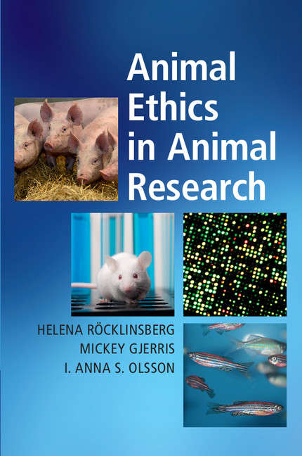 Book cover of Animal Ethics in Animal Research