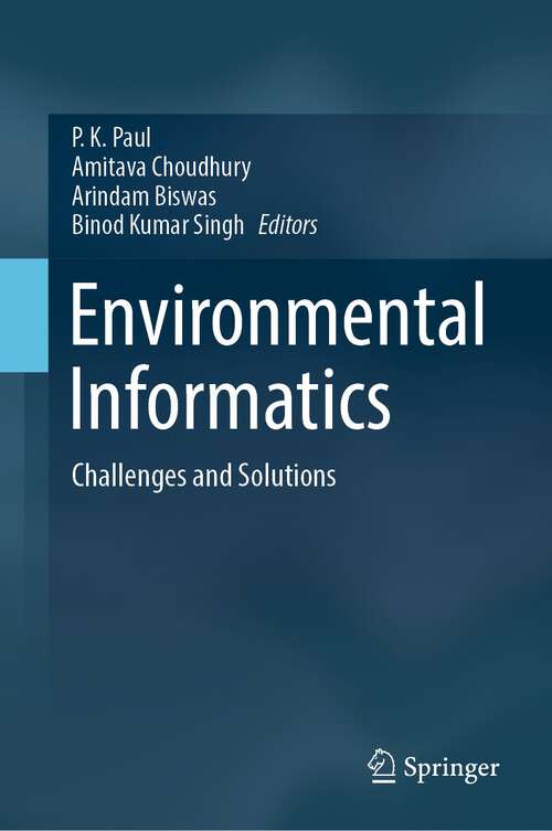 Book cover of Environmental Informatics: Challenges and Solutions (1st ed. 2022)