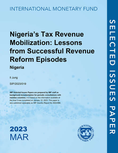 Book cover of Nigeria’s Tax Revenue Mobilization: Nigeria (Selected Issues Papers)