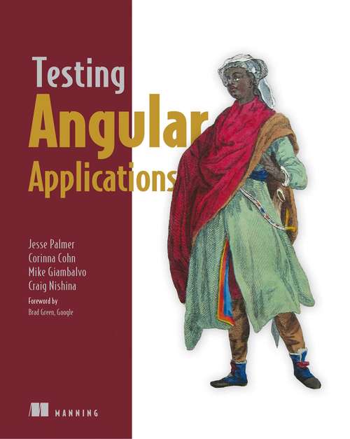 Book cover of Testing Angular Applications