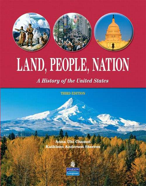 Book cover of Land, People, Nation: A History of the United States (3rd Edition)