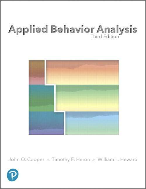 Book cover of Applied Behavior Analysis (Third Edition)