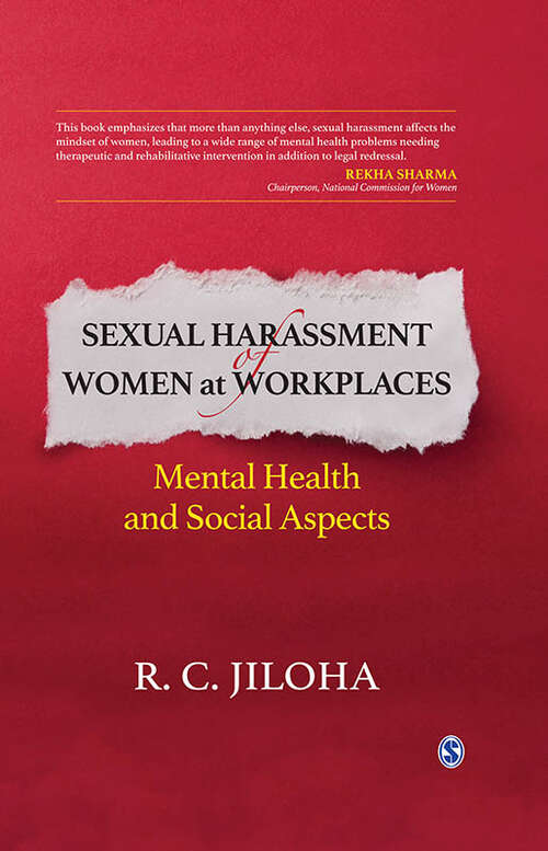 Book cover of Sexual Harassment of Women at Workplaces: Mental Health and Social Aspects