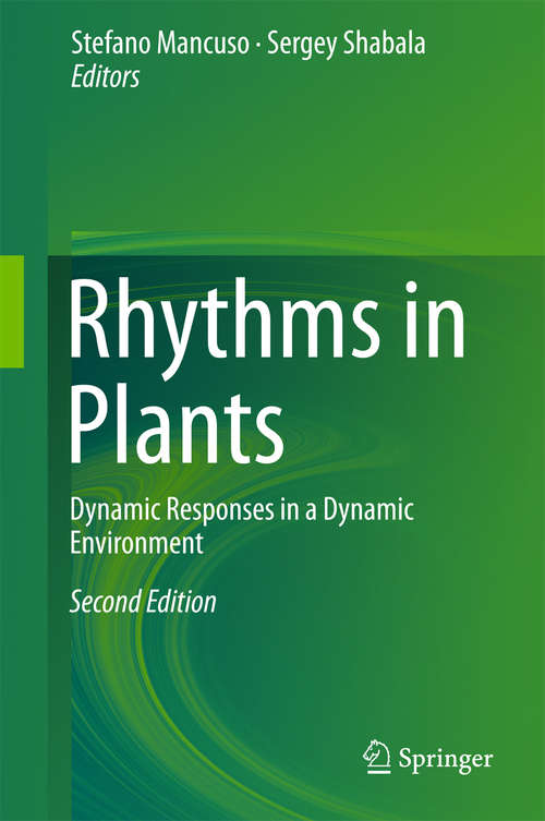 Book cover of Rhythms in Plants