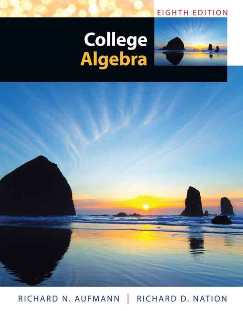 Book cover of College Algebra (8th)